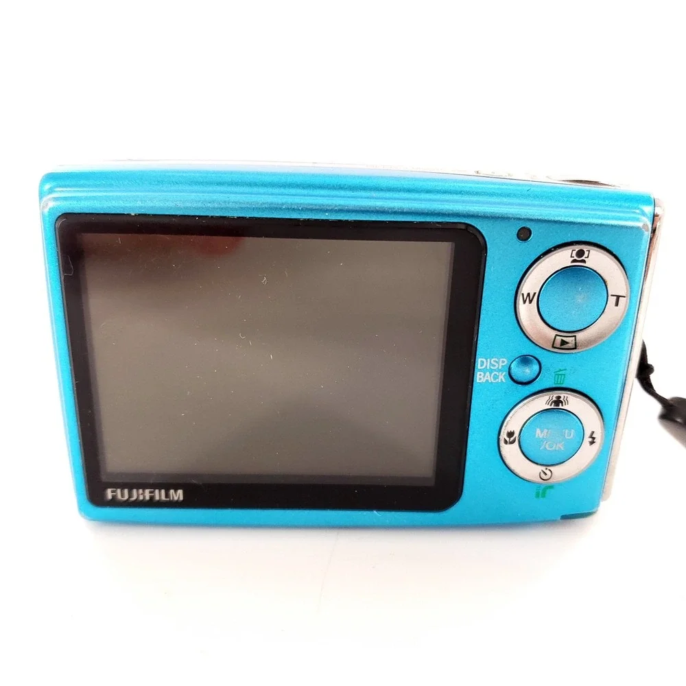 Fujifilm FinePix Z20fd 10MP Digital Camera Blue w/ Battery & Charger Tested